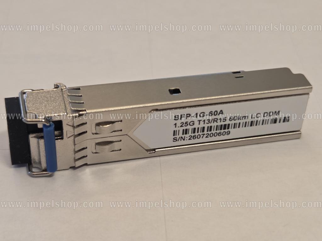 Wkładka / moduł 1.25G, SFP, BiDi, WDM, SMF, 1xLC, 60km, Tx1310nm / Rx1550nm, kodowanie CISCO