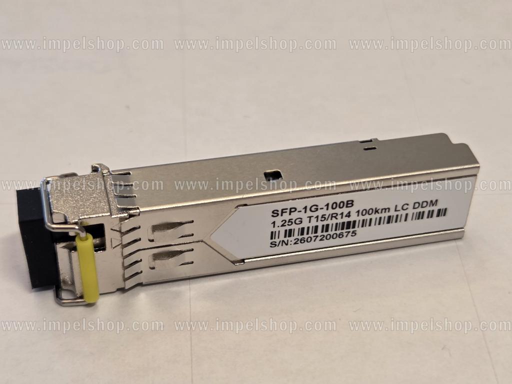 Wkładka / moduł 1.25G, SFP, BiDi, WDM, SMF, 1xLC, 100km, Tx1550nm / Rx1490nm, kodowanie CISCO