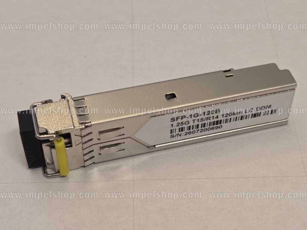 Wkładka / moduł 1.25G, SFP, BiDi, WDM, SMF, 1xLC, 120km, Tx1550nm / Rx1490nm, kodowanie CISCO