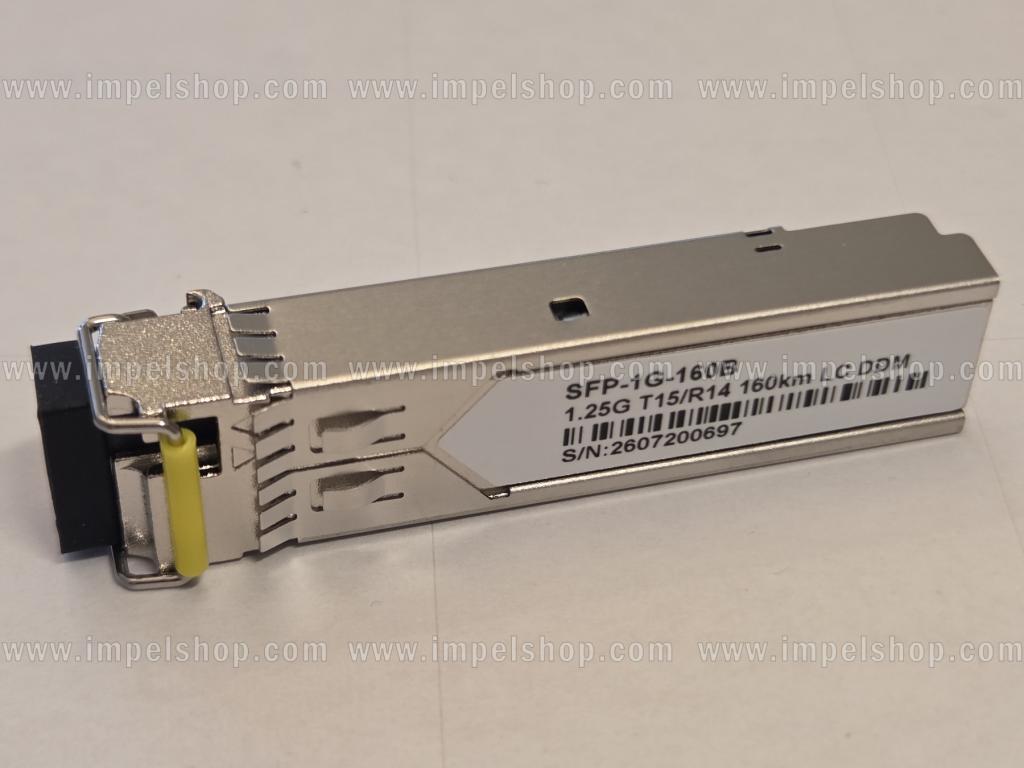 Wkładka / moduł 1.25G, SFP, BiDi, WDM, SMF, 1xLC, 160km, Tx1550nm / Rx1490nm, kodowanie CISCO