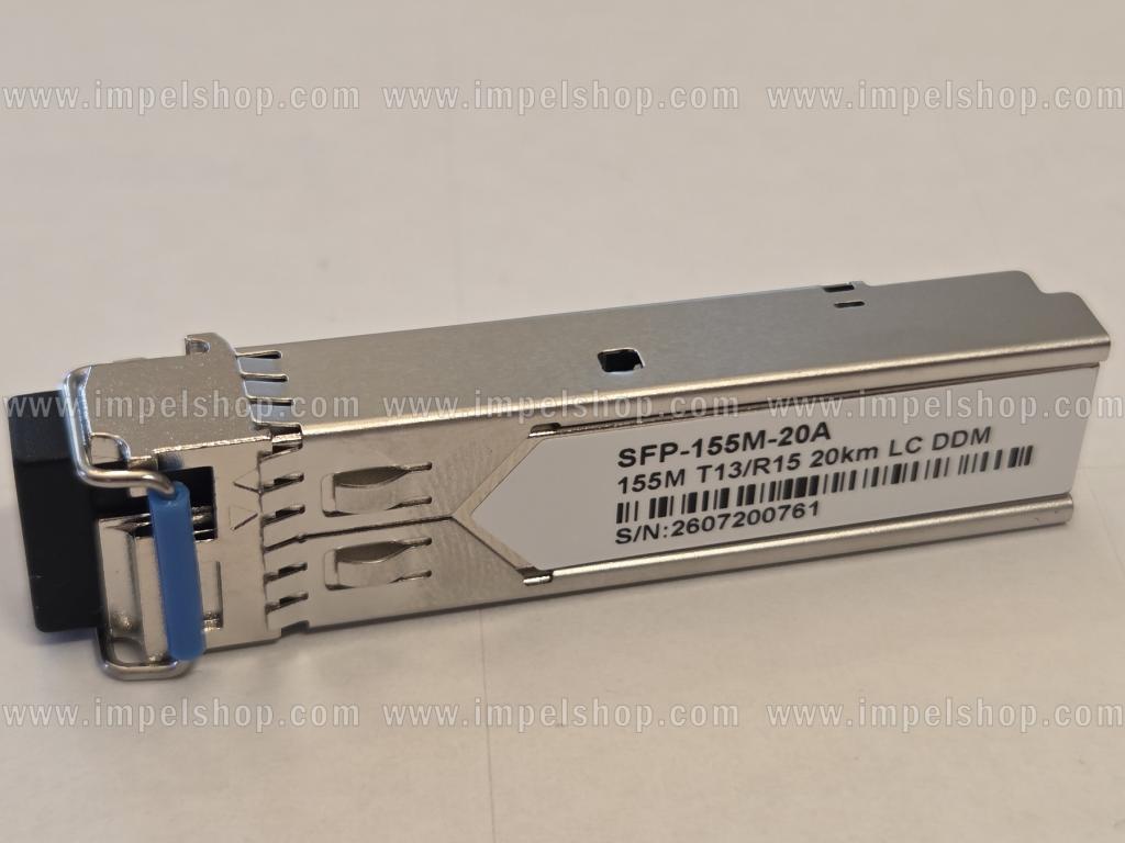 Wkładka / moduł 155M, SFP, BiDi, WDM, SMF, 1xLC, 20km, Tx1310nm / Rx1550nm, kodowanie CISCO