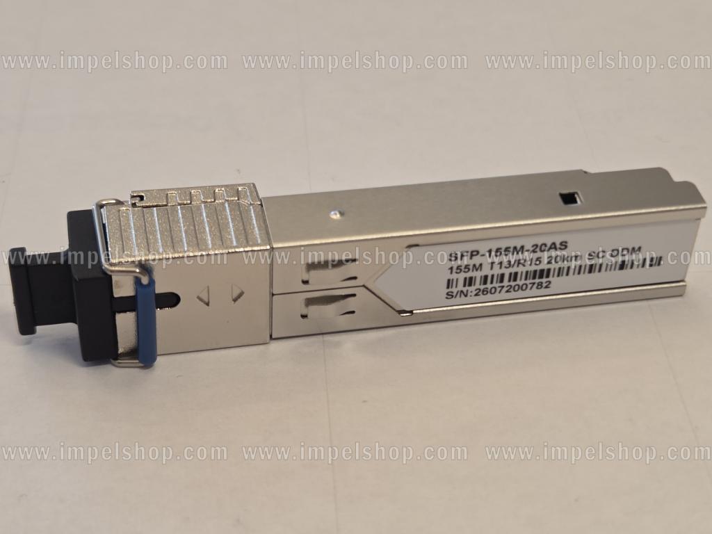 Wkładka / moduł 155M, SFP, BiDi, WDM, SMF, 1xSC, 20km, Tx1310nm / Rx1550nm, kodowanie CISCO