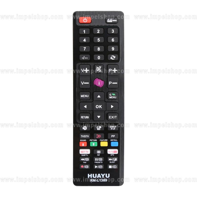 Pilot do VESTEL SMART TV RM-L1389 - zamiennik HUAYU , Netflix , YouTube , 3D ,