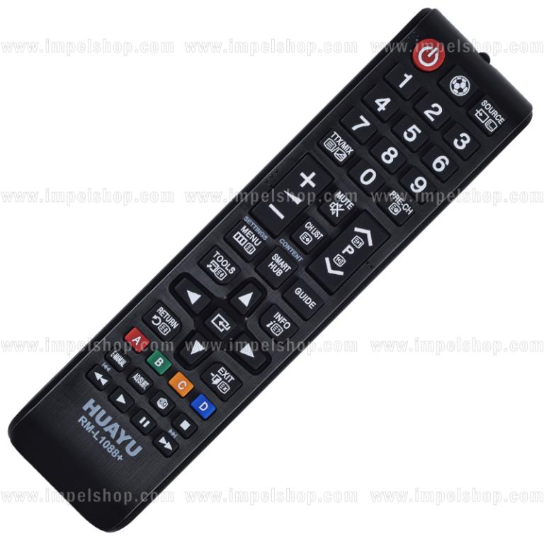 Pilot do SAMSUNG SMART TV RM-L1088+ - zamiennik HUAYU, SMART HUB, GUIDE, e-Manual ,