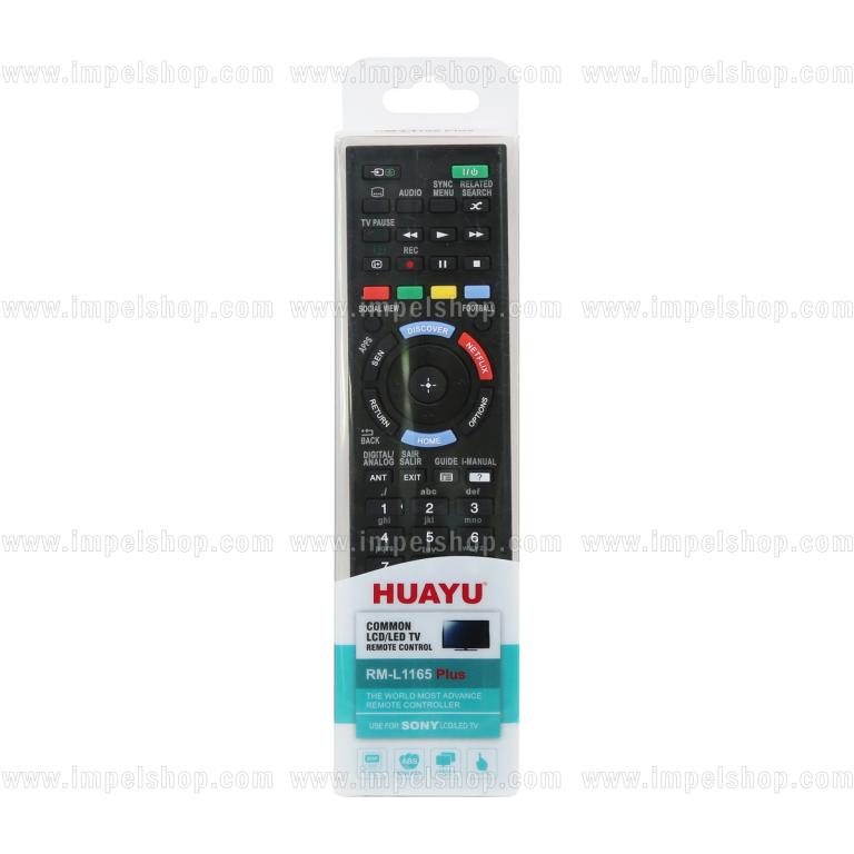 Pilot do SONY SMART TV RM-L1165 PLUS - zamiennik HUAYU, Netflix, Apps, Discover, Social View, Football, 3D ,
