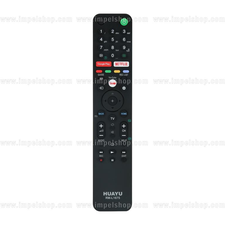 Pilot do SONY SMART TV RM-L1675 - zamiennik HUAYU, Google Play, Netflix, YouTube ,