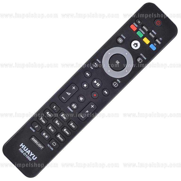 Pilot do PHILIPS SMART TV RM-D1000 - zamiennik HUAYU, Ambilight ,
