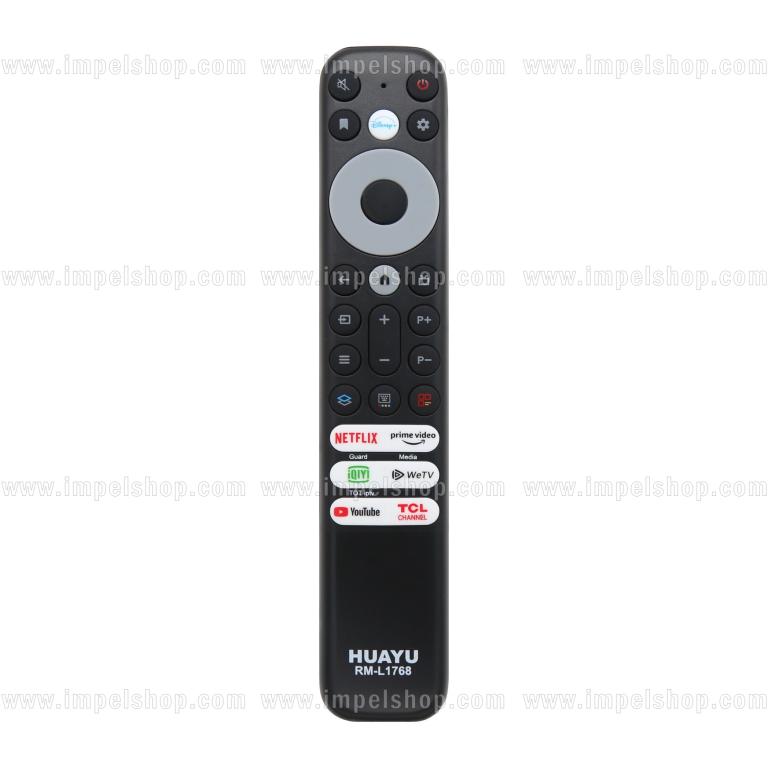 Pilot do TCL SMART TV RM-L1768 - zamiennik HUAYU, Disney+, Netflix, Prime Video, iQIYI, WeTV, YouTube, TCL Channel ,
