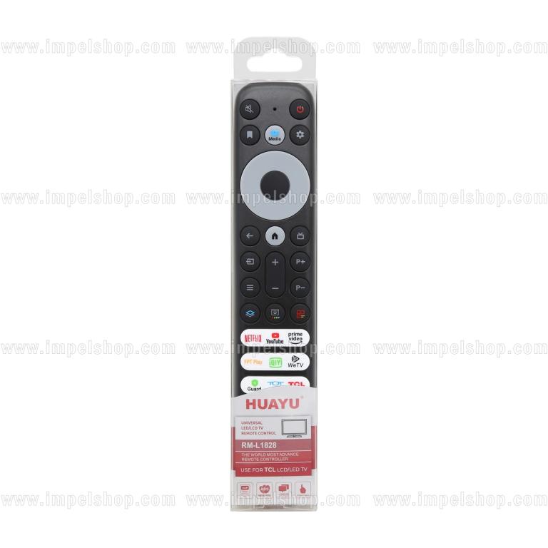 Pilot do TCL SMART TV RM-L1828 - zamiennik HUAYU, Netflix, YouTube, Prime Video, FPT Play, iQIYI, WeTV, Guard, TOT IPTV, TCL Channel ,