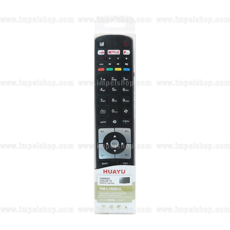 Pilot do VESTEL SMART TV RM-L1526+2 - zamiennik HUAYU, YouTube, Netflix, F Play, Prime Video ,