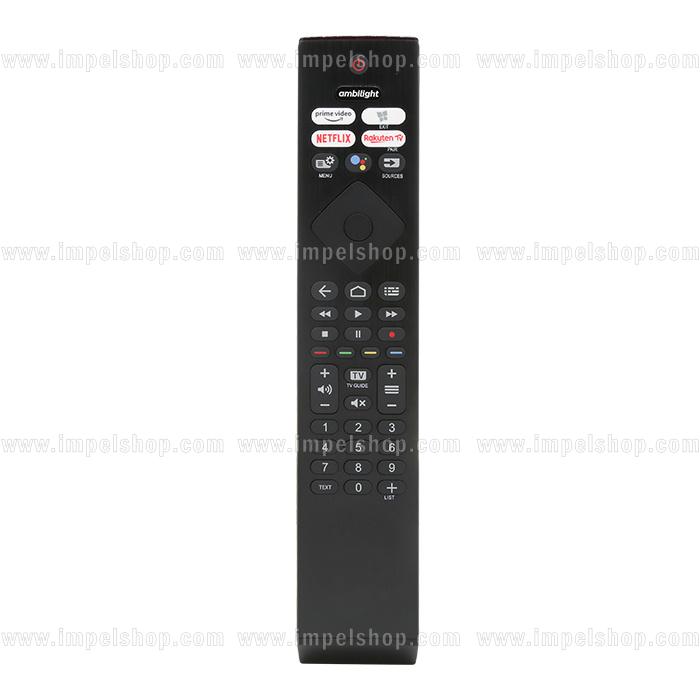Pilot do PHILIPS voice SMART TV PH-V4 - zamiennik HUAYU, Prime Video, Netflix, Rakuten TV, Ambilight, Google Assistant, sterowanie głosowe ,