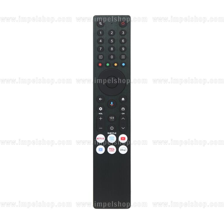 Pilot do TCL voice SMART TV RC833A FMB1 - zamiennik HUAYU, Netflix, Prime Video, YouTube, Media, TCL Channel, Disney+, sterowanie głosowe ,