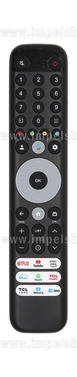 Pilot do TCL voice SMART TV BT-TC05 - zamiennik HUAYU, sterowanie głosowe, Netflix, YouTube, Prime Video, Disney+