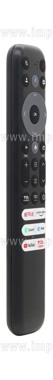 Pilot do TCL voice SMART TV RC813 FMBA - zamiennik HUAYU, sterowanie głosowe, Netflix