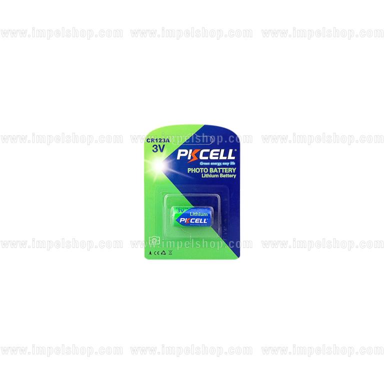 Bateria litowa CR123A PKCELL 3V 1500mAh – 1 szt. blister