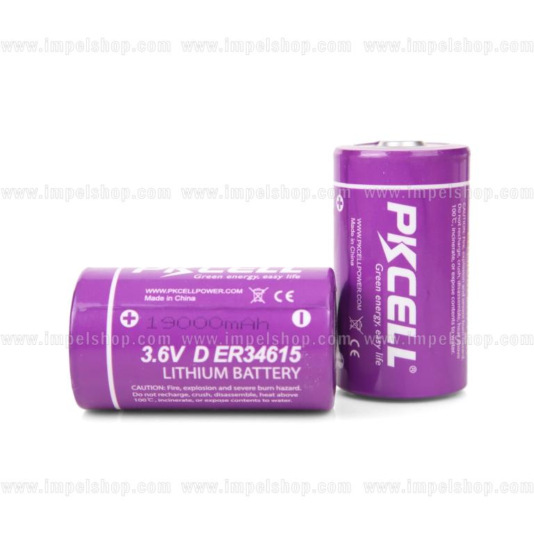 Bateria litowa Li-SOCl2 ER34615 PKCELL D 3,6V 19000mAh
