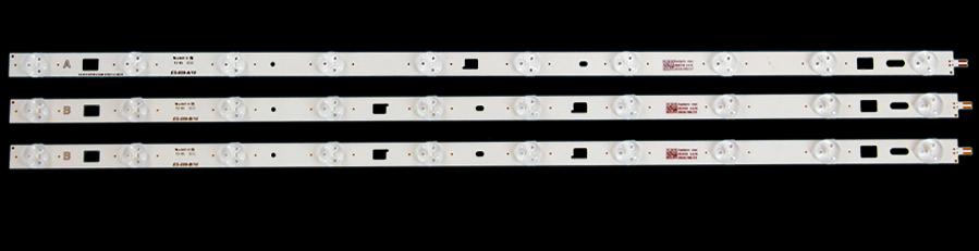 Zestaw listew LED do naprawy podświetlenia telewizora SONY 32" zestaw 3szt , 2szt X A:SAMSUNG 2014SONY 32FHD A 3228 10 REV1.0 140109 & 1szt X B:SAMSUNG 2014SONY 32FHD B 3228 10 REV1.0 140109 ,