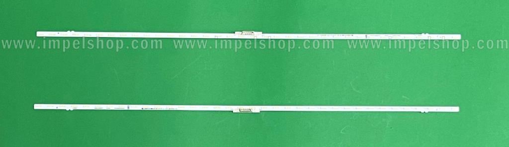 Zestaw listew LED do naprawy podświetlenia telewizora SAMSUNG 43" zestaw 2szt X BN96-52587A / LM41-01040A / L1_AU8/9K , 36LED ,  465MM , 3V ,