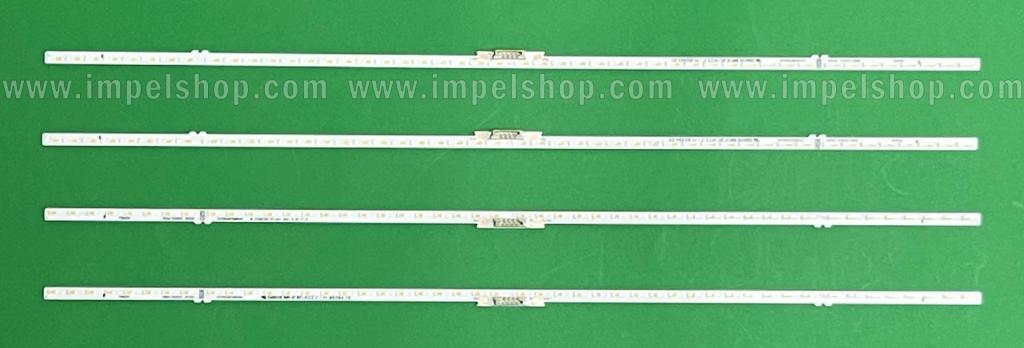 Zestaw listew LED do naprawy podświetlenia telewizora SAMSUNG 75" zestaw 4szt X BN96-52601A/ LM41-01054A/C , 48LED , 409MM
