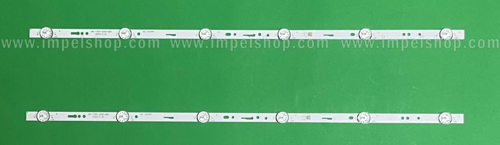 Zestaw listew LED do naprawy podświetlenia telewizora GALATEC 32" zestaw 2szt X MS-L3406 V3 / MS-T320-3030-08A , 6LED , 3V , 575MM ,