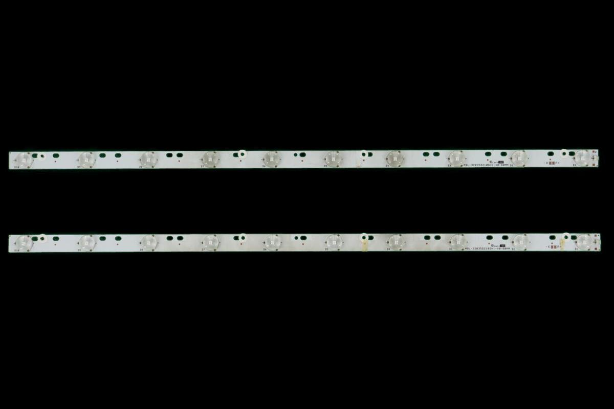 Zestaw listew LED do naprawy podświetlenia telewizora POLYTRON 32" zestaw 2szt X MBL-32035D210DH1-V0-60MM / DLED32DH3101005.B ,
