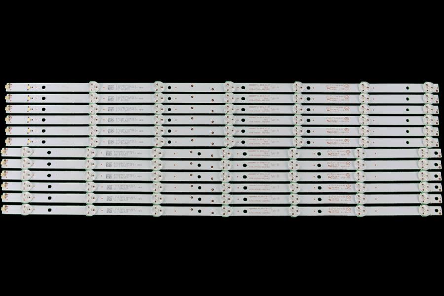 Zestaw listew LED do naprawy podświetlenia telewizora PHILIPS 55" zestaw 12SZT ,  6A+6B , A:Type-A  K550WD7 A4 2014-8-27 7X12 4708-K550WD-A4213K31, K550WDR A1 2015-9-14, 4708-K55WDR-A1213K21, K550WDR A1 2015-9-14, 4708-K55WDR-A1213K31
B:Type-B  K550WD7 A4 2014-8-27 7X12 4708-K550WD-A4213K21, K550WDR A1 2015-9-14, 4708-K55WDR-A1213K21,  K550WDR A1 2015-9-14, 4708-K55WDR-A1213K31 ,