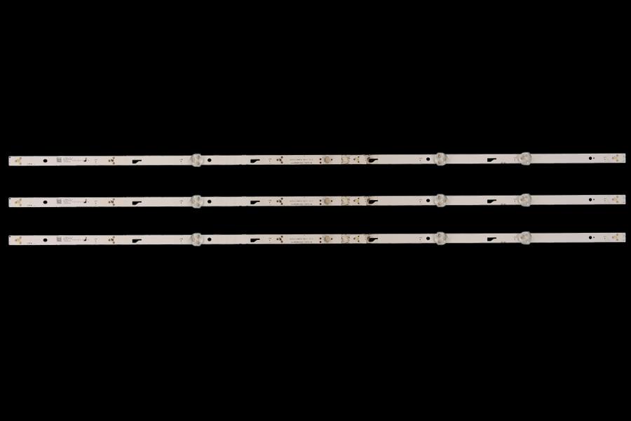 Zestaw listew LED do naprawy podświetlenia telewizora TOSHIBA 43" zestaw 3szt X JL.D43081330-140FS-M ,