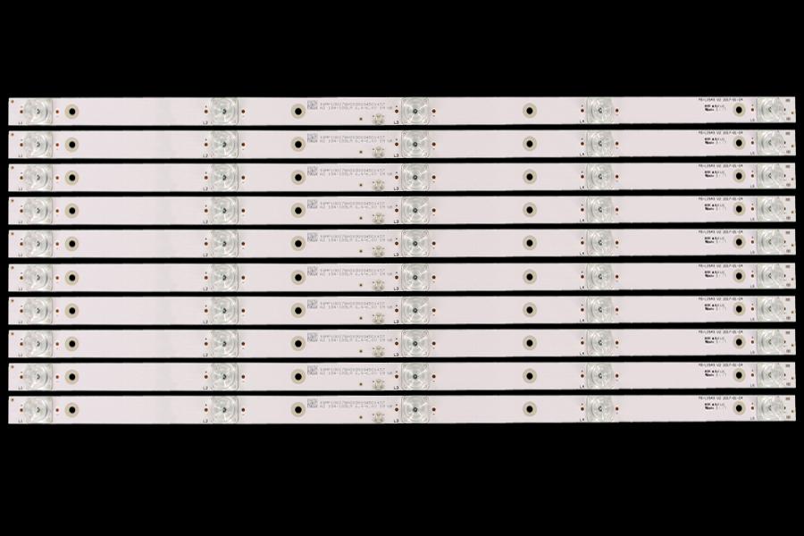 Zestaw listew LED do naprawy podświetlenia telewizora SUNNY 55" zestaw 10szt X MS-L1543 V2 2017-01-04 ,