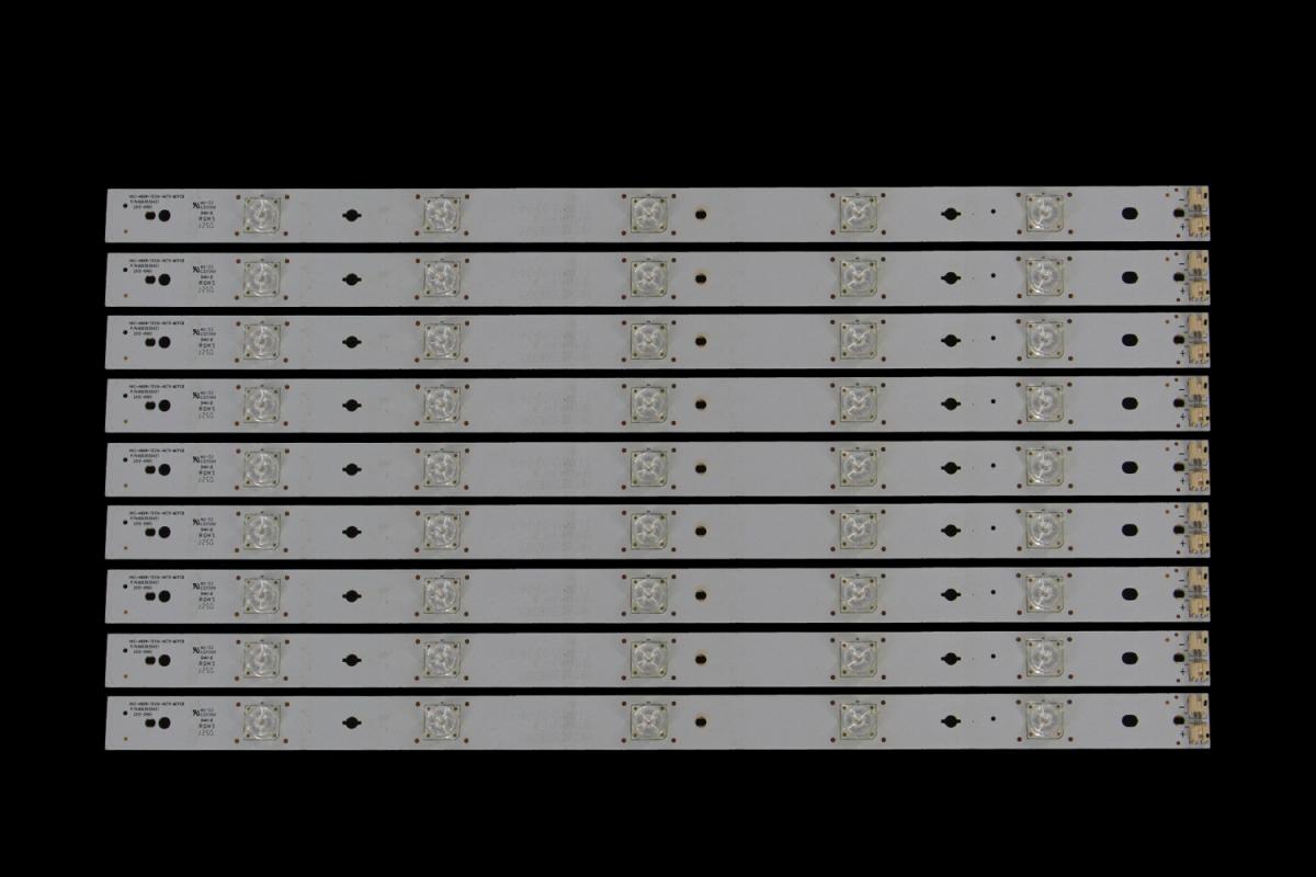 Zestaw listew LED do naprawy podświetlenia telewizora  SANYO 46" zestaw 9szt x HKC-460W-TE01A-46T9-MCPCB   P/N:6003050421 2012-0903    HKC: 6050060005