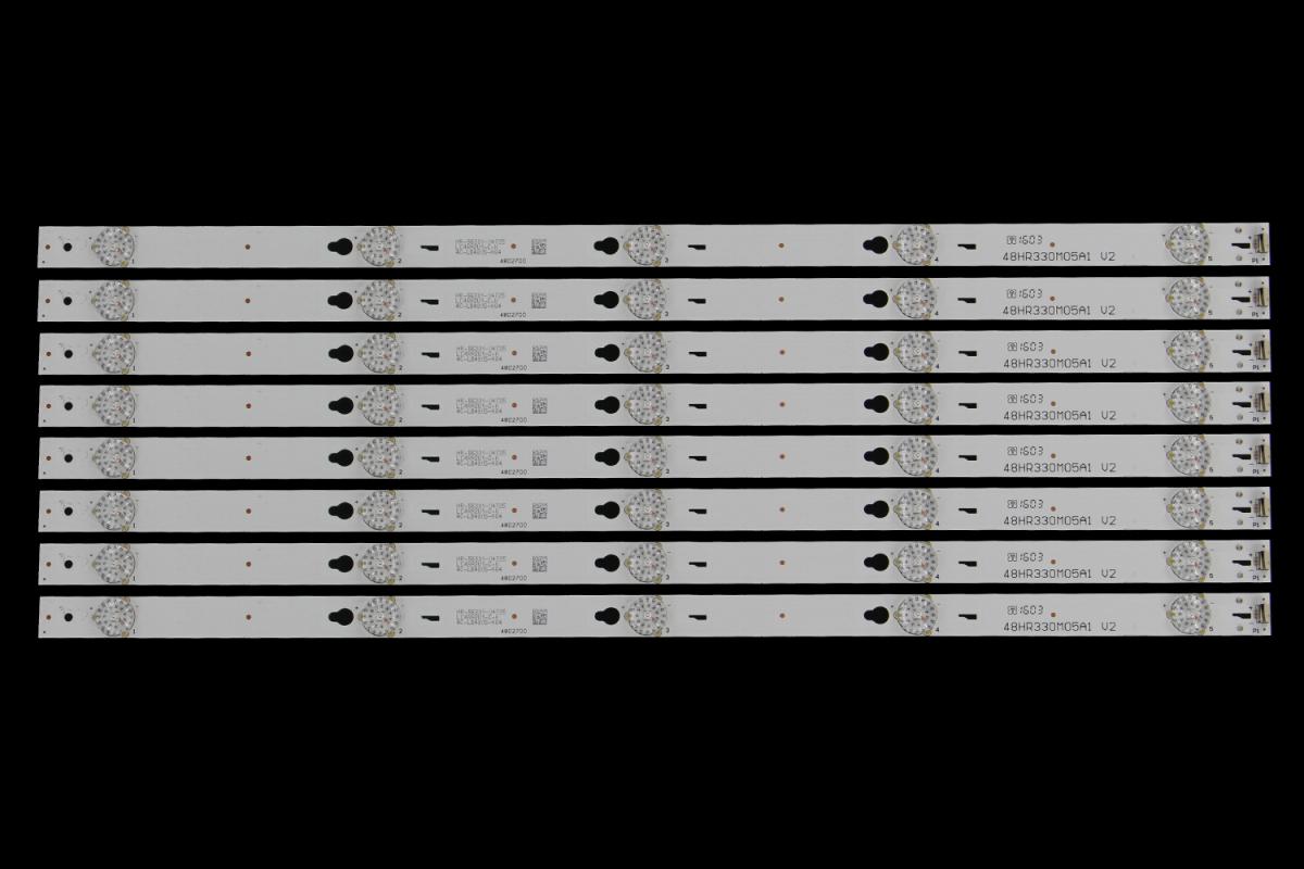 Zestaw listew LED do naprawy podświetlenia telewizora  TCL 48" zestaw 8szt x HR-56301-04725 LC4RA2U1-C-K 4C-LB4805-HQ4 48HR330M05A1