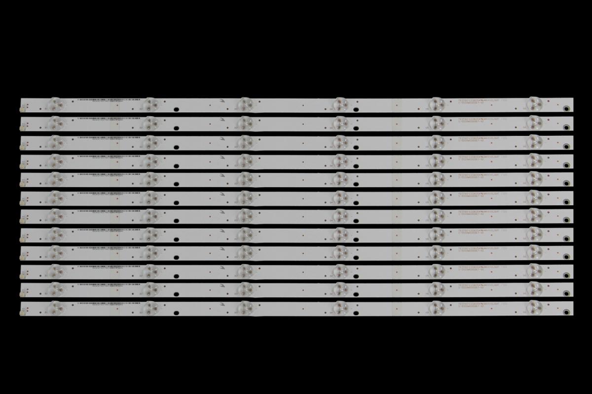 Zestaw listew LED do naprawy podświetlenia telewizora  VIZIO 55" zestaw 12szt x I-5500WS80067-V2,  05638027057,    05638027042