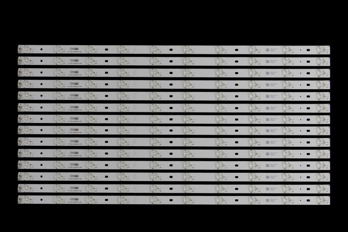 Zestaw listew LED do naprawy podświetlenia telewizora  RCA 65" zestaw 14szt x 01.JL.D65A1235-31BS