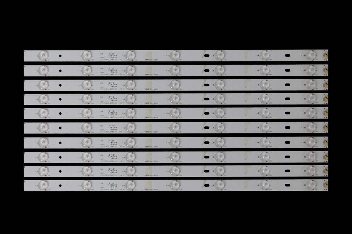 Zestaw listew LED do naprawy podświetlenia telewizora  RCA 48" zestaw 10szt x 01.JL.D4871235-31AS| DY-01| E340369