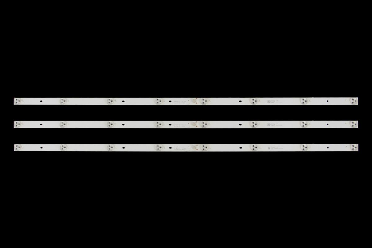 Zestaw listew LED do naprawy podświetlenia telewizora  MICROMAX 43" zestaw 3szt x JL.D43081330-140SS-M