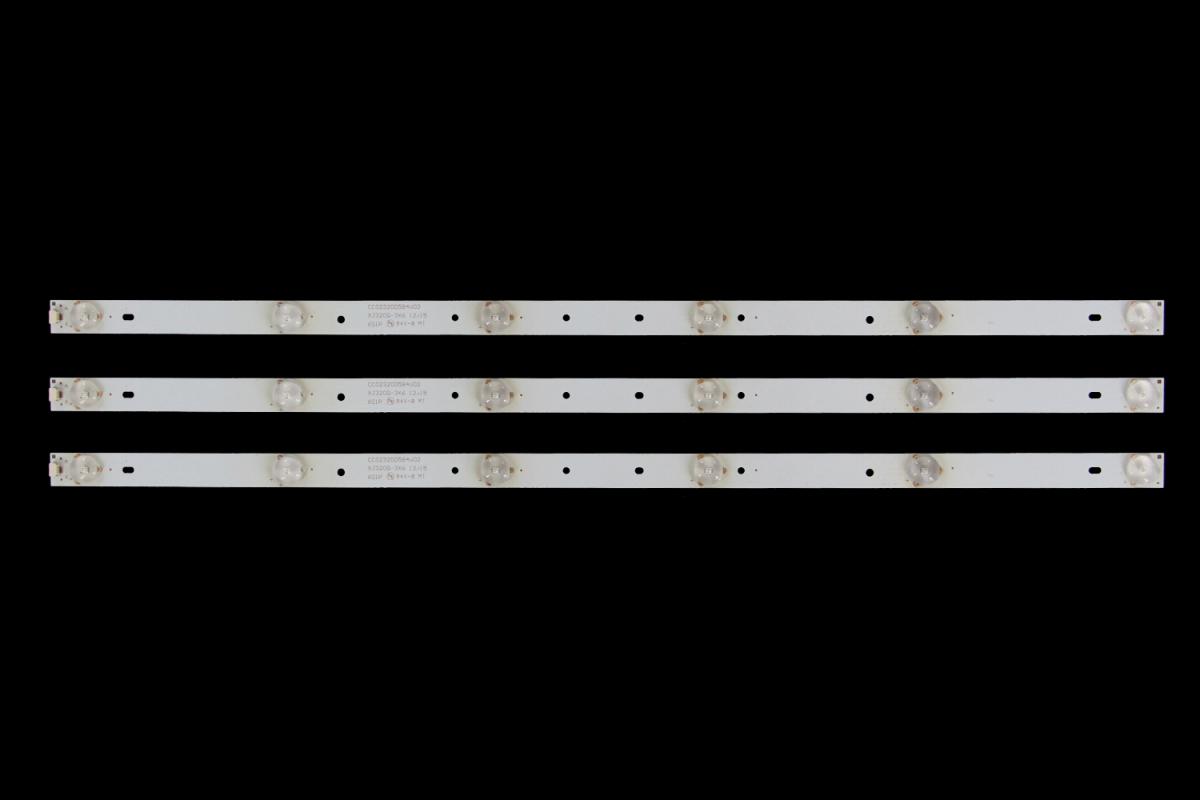 Zestaw listew LED do naprawy podświetlenia telewizora  HISENSE 32" zestaw 3szt x CC02320D584V02 XJ320Q-3X6 12/15 6S1P