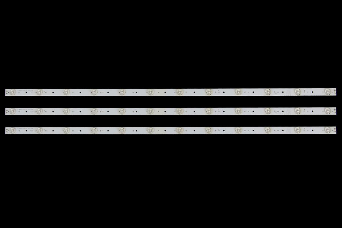 Zestaw listew LED do naprawy podświetlenia telewizora  HAIER 39" zestaw 3szt x TLSM39D12-ZC15C-01 2013-10-08