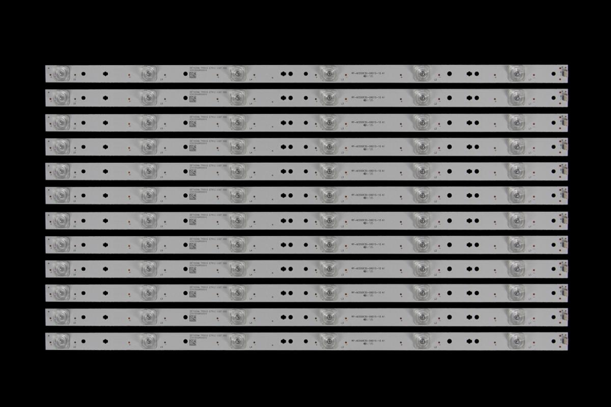 Zestaw listew LED do naprawy podświetlenia telewizora  HAIER 55" zestaw 12szt x RF-AE550E30-0601S-10 A1    2301055Q900010