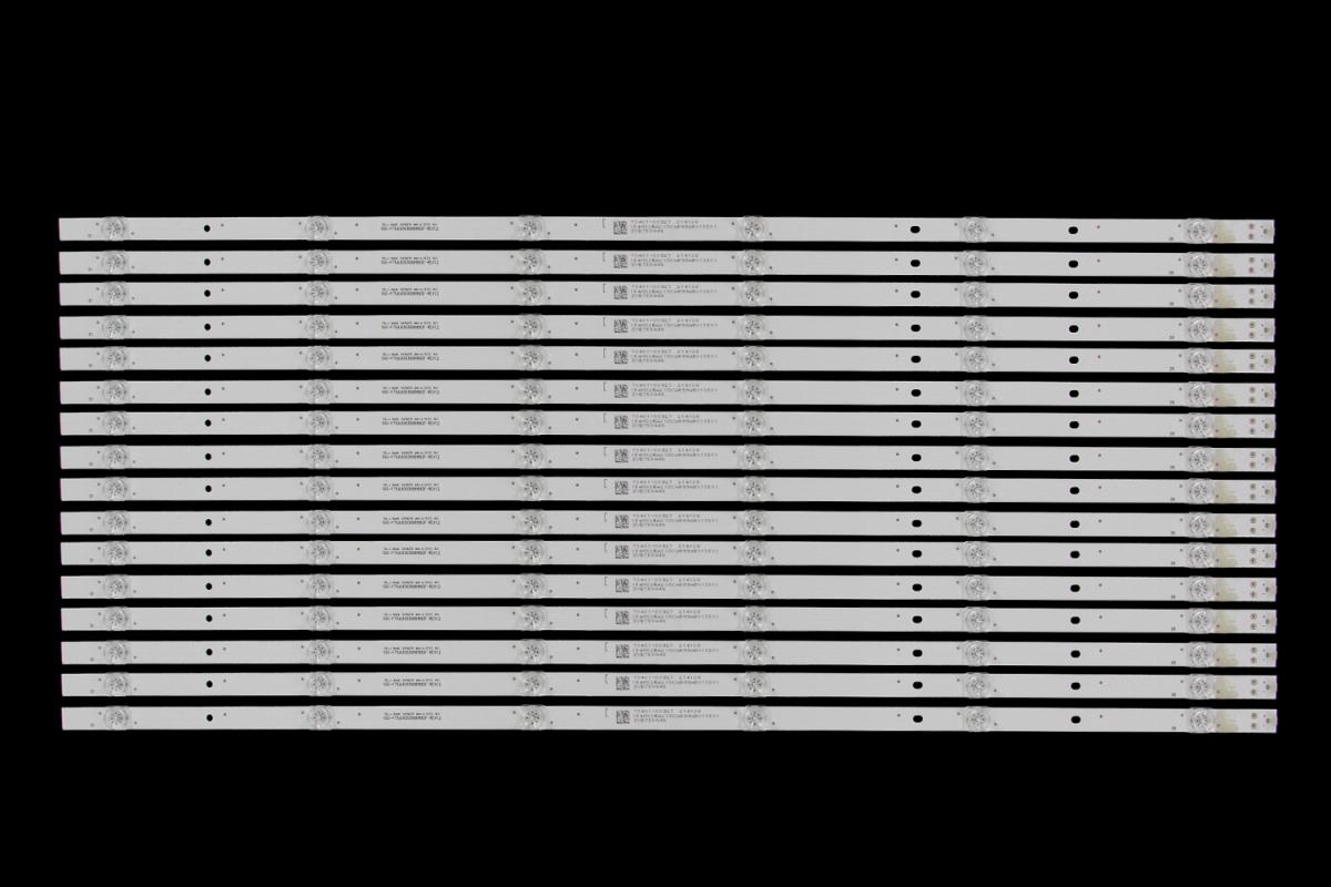 Zestaw listew LED do naprawy podświetlenia telewizora  VIZIO 75" zestaw 16szt x SSC-F75JL63030061693F-REV1.22| E479275| SVB750A46|70401-01083|SVB750A78