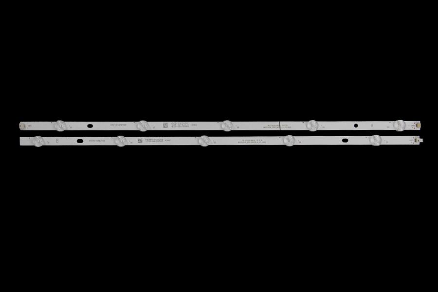 Zestaw listew LED do naprawy podświetlenia telewizora  XiaoMI 55" zestaw 10szt , 5A+5B x A: MI55T20LB_10X5_MCPCB_A_V3 0829|KA3B-33K2-2-C-E58-05-75249 33K2 B: MI55T20LB_10X5_MCPCB_B_V3 0829|KA3B-43N2-2-B-P38-08-80383 43N2