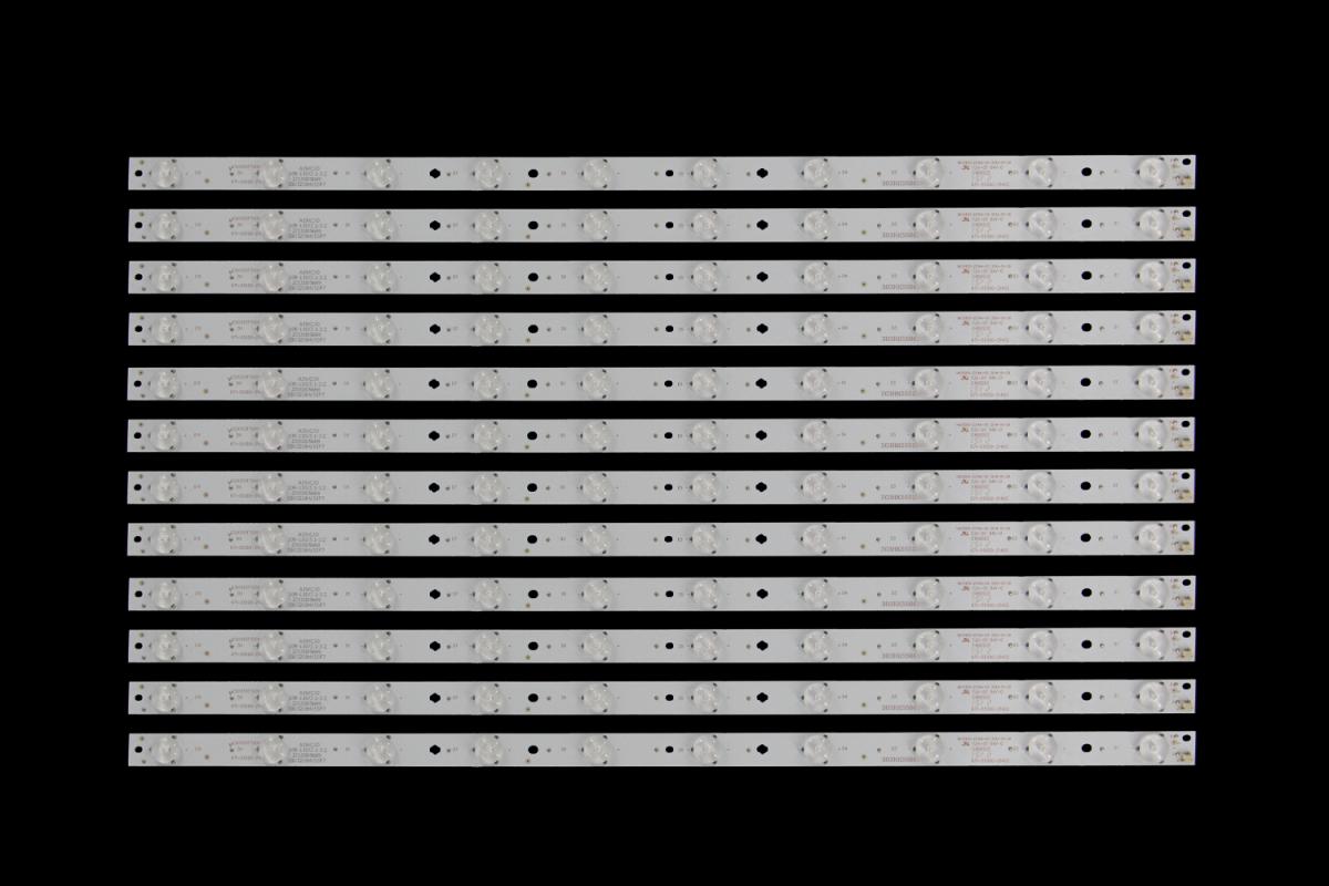 Zestaw listew LED do naprawy podświetlenia telewizora  SANYO 55" zestaw 12szt x HK55D10-ZC14A-03 2014-10-29