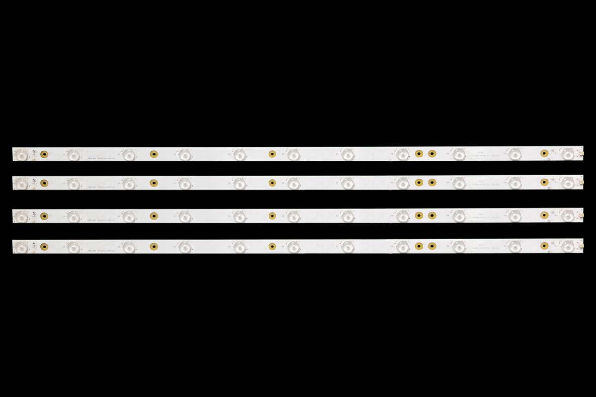 Zestaw listew LED do naprawy podświetlenia telewizora  HISENSE 39" zestaw 4szt x EVERLIGHT LBM400P1101-BA-1S(0)