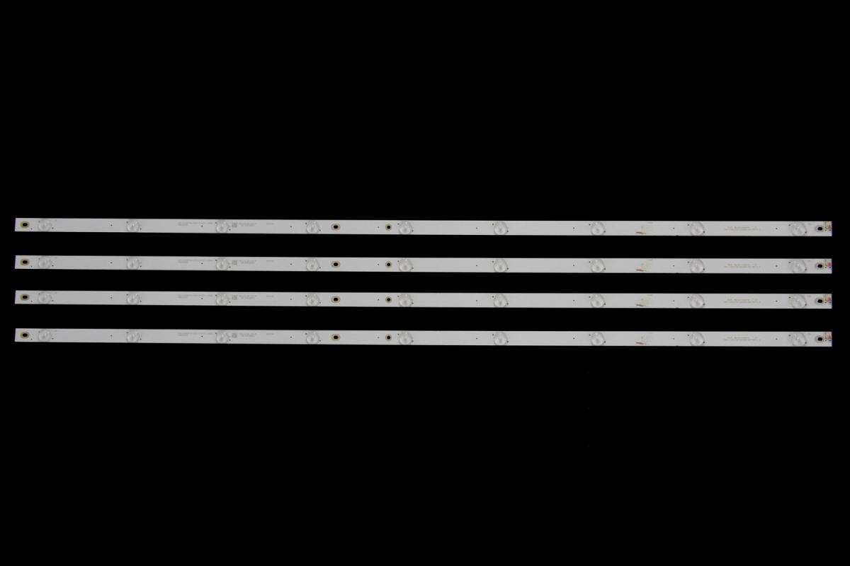 Zestaw listew LED do naprawy podświetlenia telewizora  Philco 49" zestaw 4szt x CRH-Z49E300030300904657REV 1.1        LB-C490F16-E60-H-G71-XRD1      49E6000