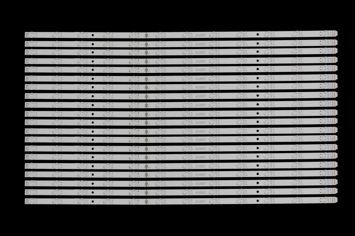 Zestaw listew LED do naprawy podświetlenia telewizora  SONY 75" zestaw 20szt x MBL-75030D024SN0,  E313218