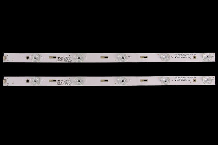 Zestaw listew LED do naprawy podświetlenia telewizora TCL 49" zestaw 10szt X TCL49D05-ZC23AG-02 2017-04-27 5S1P   303TC490033