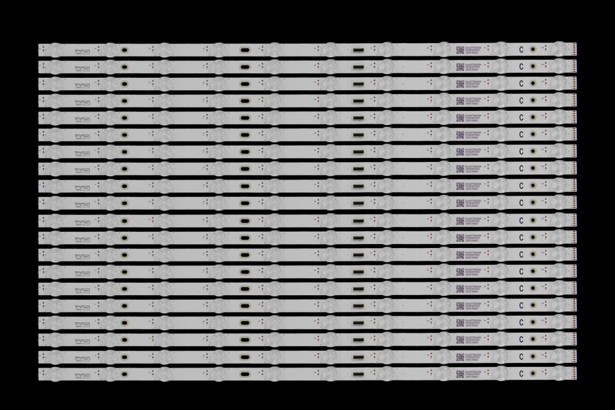 Zestaw listew LED do naprawy podświetlenia telewizora  VIZIO 65" zestaw 20szt x LB65062 V2 01 YJ2