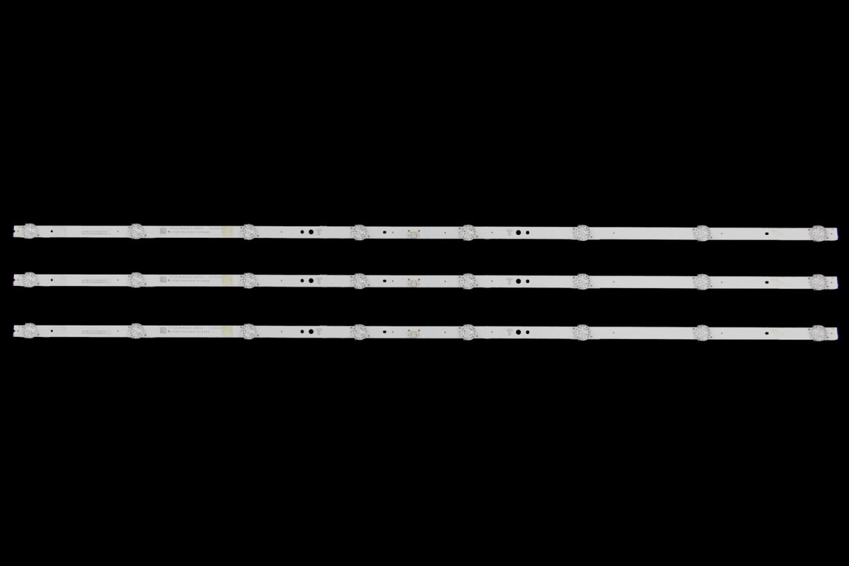 Zestaw listew LED do naprawy podświetlenia telewizora  HISENSE 43" zestaw 3szt x CRH-A4330300308858Rev1.2 JLH 7710-643000-D310 210216 D-SN50M2KK88-109443