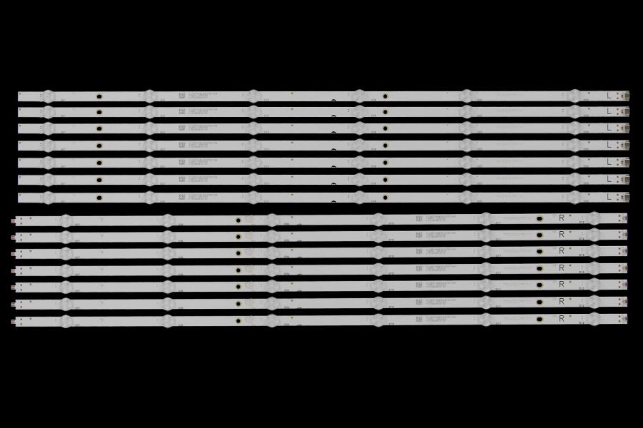 Zestaw listew LED do naprawy podświetlenia telewizora  VIZIO 70" zestaw 7R+7L x L:SVV700A24, SSC_TPV70_7X12_2W_MCPCB, 210BZ06DLB33TBT00B R;SVV700A24, SSC_TPV70_7X12_2W_MCPCB, 210BZ06DLB33TBT00B