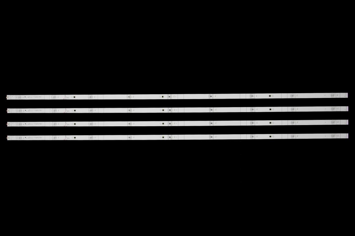 Zestaw listew LED do naprawy podświetlenia telewizora  HISENSE 55" zestaw 4szt x SJ.HO.D5500901-3030MS-M 1.14.SWMD550002 180508