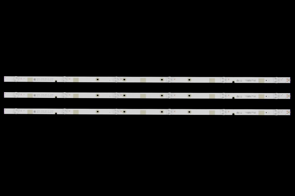 Zestaw listew LED do naprawy podświetlenia telewizora  HISENSE 40" zestaw 3szt x SJ.HO.D4000601-3030ES-M-HF 1.14.HBMD400002