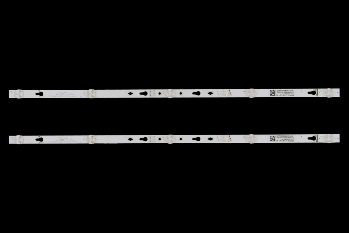 Zestaw listew LED do naprawy podświetlenia telewizora  TOSHIBA 32" zestaw 2szt x 303TC320037, TCL32D05-ZC22AG-14, 4C-LB320T-ZCC